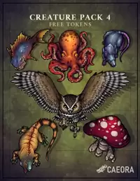Creature Pack 7 - Caeora | Token Packs | DriveThruRPG