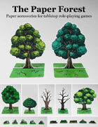 The Paper Forest | Paper accessories for tabletop RPGs