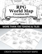 RPG World Map Creation Kit for tabletop role-playing games
