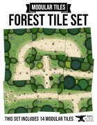 Forest Tile Set for tabletop role-playing games