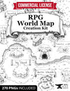 RPG World Map Creation Kit | Commercial License