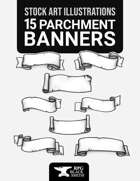Royalty-free Parchment Banners - Stock Art Pack