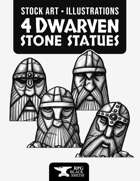 Dwarven Statue Illustrations - Stock Art
