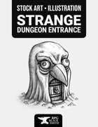 Stock Illustration - Strange Dungeon Entrance
