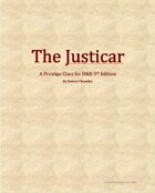 Justicar: Prestige Class