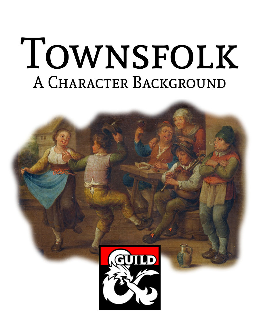 Townsfolk Background - Dungeon Masters Guild | DriveThruRPG