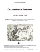 Catastrophic Dragons - World Builder Blog Presents