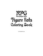 RPG Figure flats coloring book