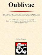 Monstrous Compendium: Oublivae