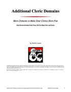 Additional Cleric Domains