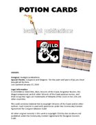 Potion Cards