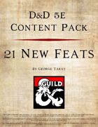 5e Content Pack - 21 New Feats