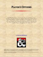Player's Options
