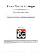 Pirate: Fighter Archetype