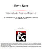 Satyr Player Race 5e - Dungeon Masters Guild | Dungeon Masters Guild