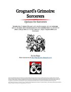 Grognard's Grimoire: Sorcerers