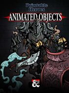 Animated Objects Paper Miniatures