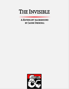 The Invisible: A Ravenloft Background