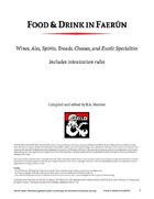 Food & Drink In Faerun