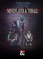Mindflayer & Thrall Paper Miniatures