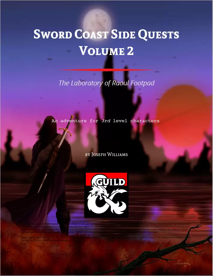 Sword Coast Side Quests Volume 2: The Laboratory of Raoul Footpad ...