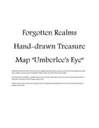 Forgotten Realms Hand-drawn Treasure Map