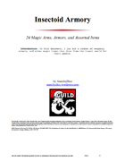 Insectoid Armory