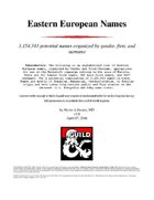 3,154,343 Eastern European Names