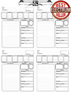 Favored Forms/Companion Sheet