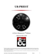[5th Edition] Cleric Domain: Ur-Priest