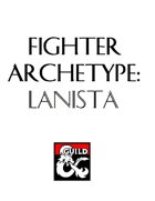 Fighter Archetype: Lanista