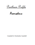 Pantheon Profiles: Asmodeus
