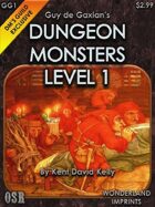 Guy de Gaxian's Dungeon Monsters - Level 1