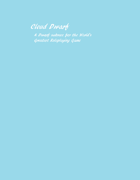 Dwarven Subrace: Cloud Dwarf