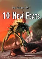 Zzz-10 New Feats for 5th Edition D&D
