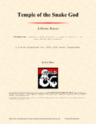 Weekly Micro Dungeons - Temple of the Snake God