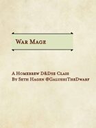 War Mage - Homebrew 5E Class