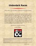 Underdark Races