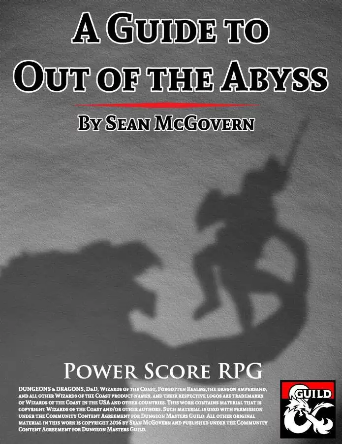 A Guide to Out of the Abyss - Dungeon Masters Guild | Dungeon