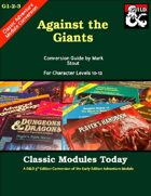 Classic Modules Today: G1-2-3 Against the Giants (5e)