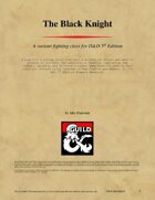 The Black Knight-Character Class