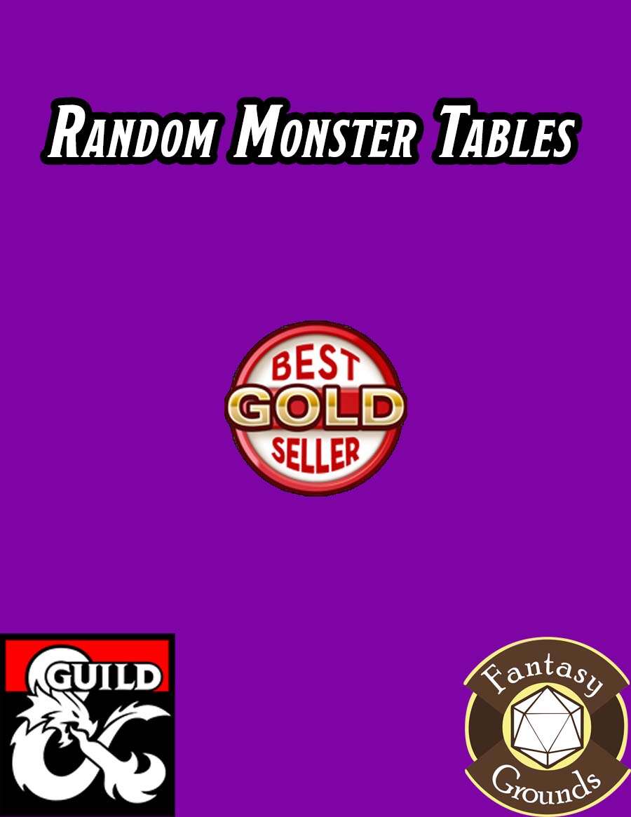 Random Monster Tables - Dungeon Masters Guild | DriveThruRPG