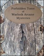 Forbidden Tome of Warlock Arcane Mysteries