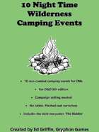 10 Night Time Wilderness Camping Events