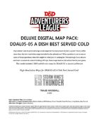 Deluxe Digital Map Pack: DDAL05-05 A Dish Best Served Cold