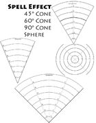 Spell Area of effect cones