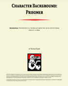 Character Background: Prisoner