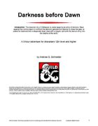 Darkness before Dawn