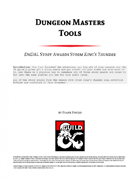 Dungeon Master Tools: DnDAL Story Awards Storm King's Thunder