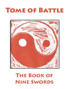 Tome of Battle: Book of Nine Swords